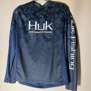 Huk Performance Fishing Long Sleeve Shirt Small